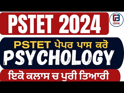 PSTET 2024 | Psychology marathon class | By Gillz Mentor