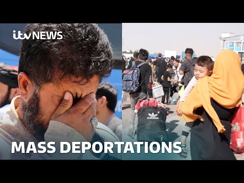 Iran expels nearly half a million Afghans in one month amid climbing tensions with Israel | ITV News