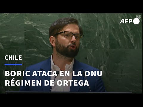 Boric ataca en la ONU al régimen de Ortega y pide levantar sanciones contra Cuba y Venezuela | AFP