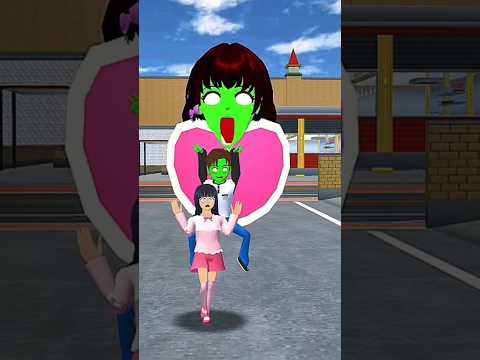 yuta and Rina are monster 🥶🥵💀😢😱 #animation #sakuraschoolsimulator #monster