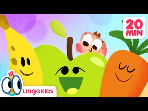 FRUITS SONG 🍏🍅 + More Songs About Fruits and Veggies 🍇🥕| Lingokids