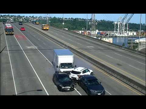 Crashes caught on Seattle traffic cameras #14!