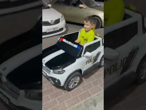 كريم وجاد في سياره الشرطه /@Kidskoki #شرطة #سبايدرمان #كيدز #شفا #خلودة #جوعان