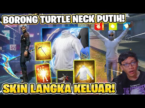 TURTLE NECK LANGKA WARNA PUTIH DIJUAL AUTO BORONG