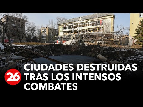 La destrucción de la guerra: ciudades destruidas tras los intensos combates