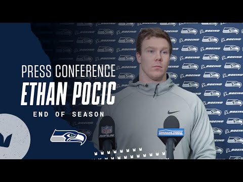 Ethan Pocic Seahawks End of Season Press Conference - January 10 video clip
