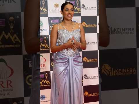 #niharikakonidela graced the #gamaawards #2025 red carpet at #sharjah #expo centre #dubai #niharika