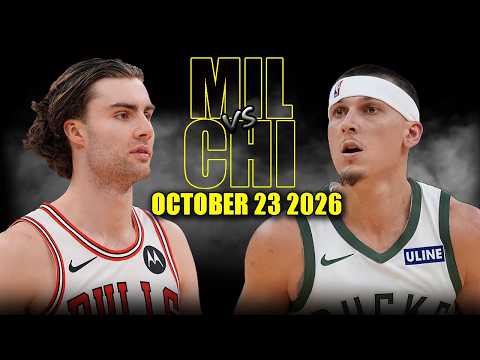 밀워키 벅스 대 시카고 불스 풀게임 하이라이트 - 2026년 10월 23일 | NBA Season