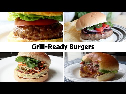 Grill-Ready Burgers: Beef, Turkey, Veggie & More