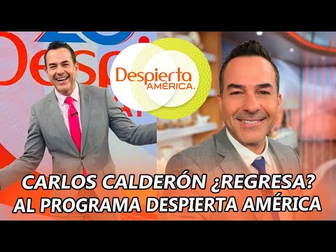 Carlos Calderón comparte RECUERDO de Despierta América y se EXPRESÓ así de su programa Hoy día