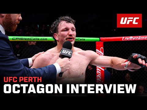 Jack Jenkins Octagon Interview | UFC Perth