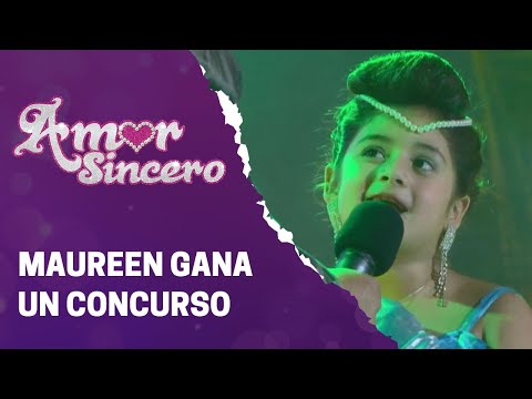 Maureen se presenta con éxito en un concurso musical | Amor Sincero
