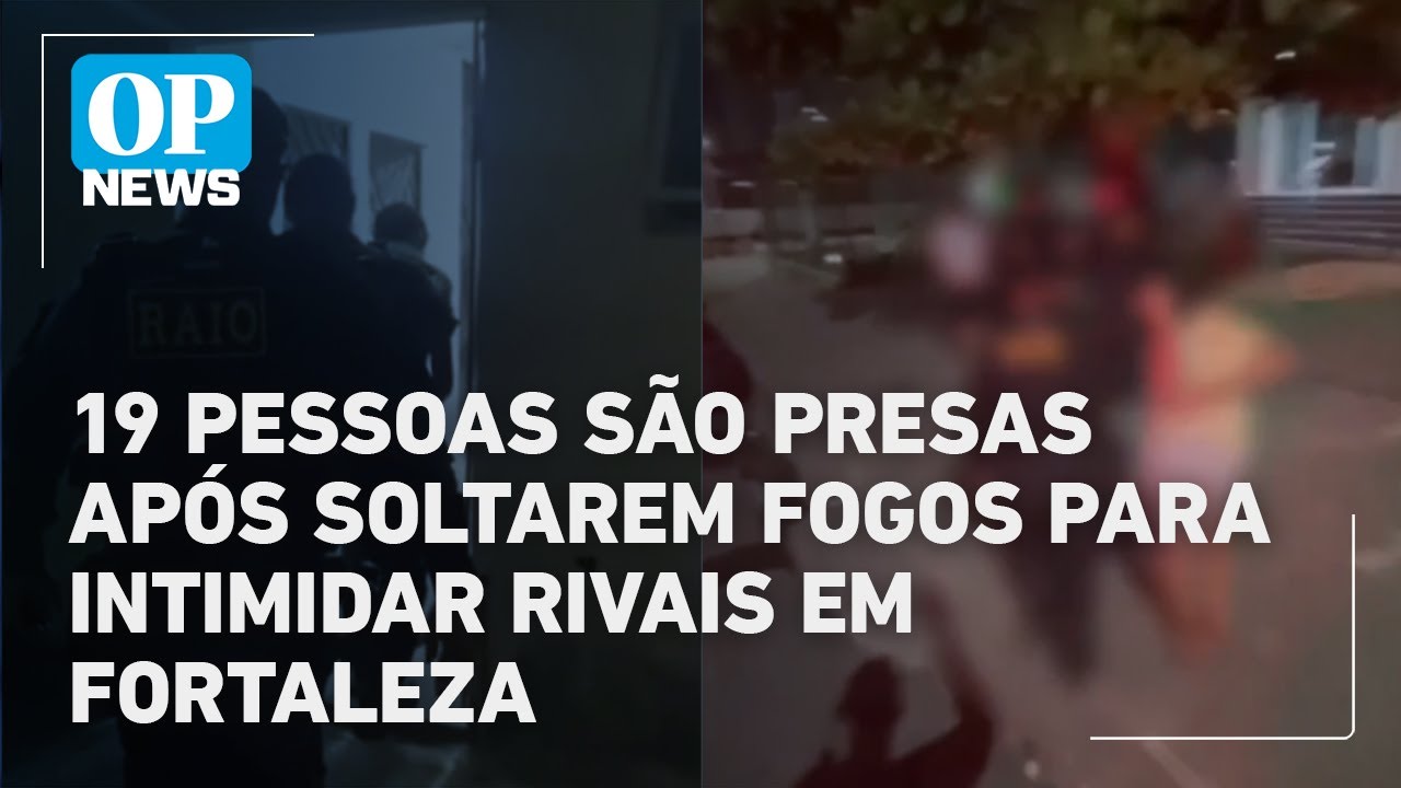 Veja o momento em que 19 pessoas são presas após soltura de fogos em Fortaleza | O POVO News