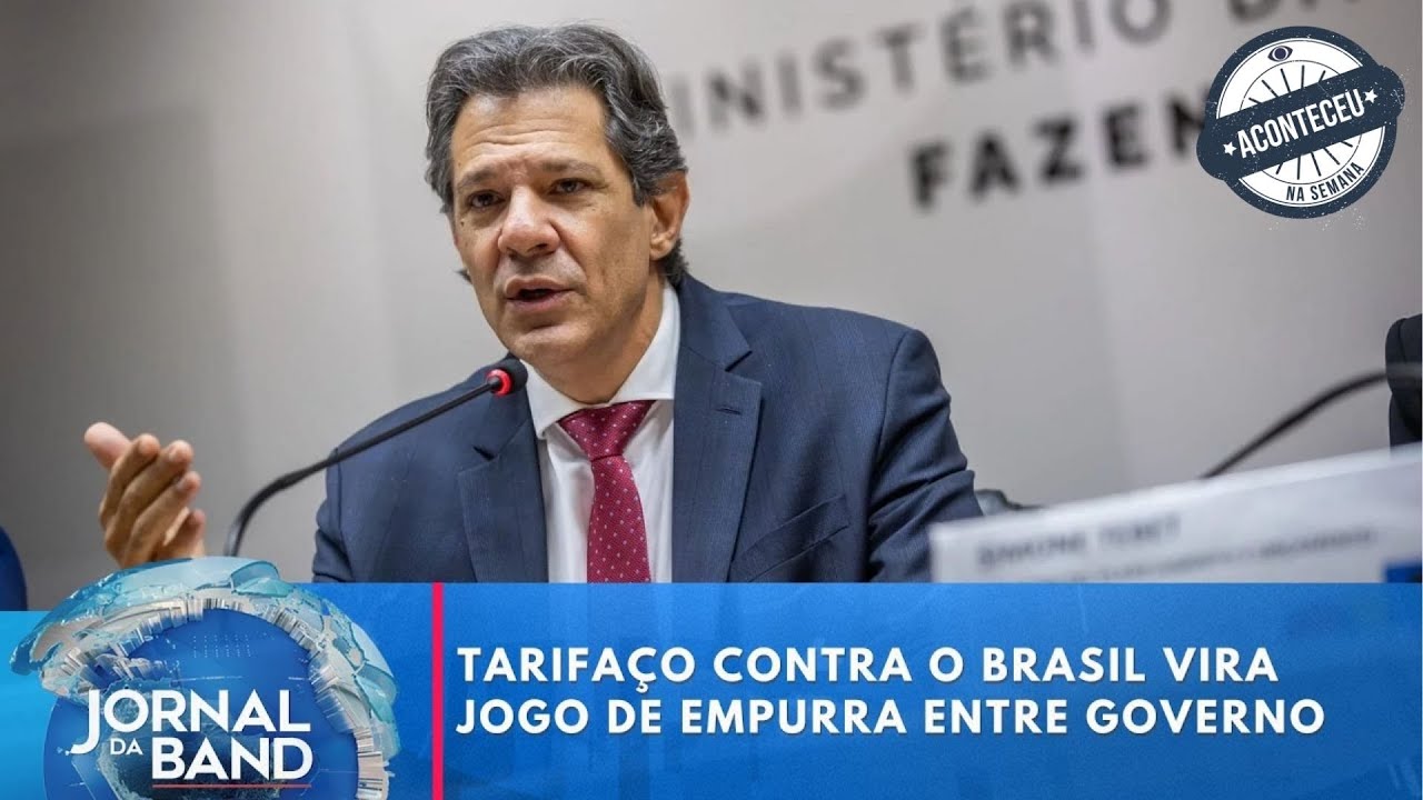 Tarifaço de Trump vira jogo de empurra entre governo e oposição | Aconteceu na Semana