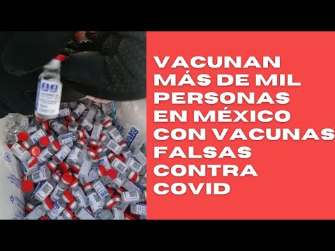 vacunan a más de mil personas con dosis falsas de Sputnik V en Campeche México