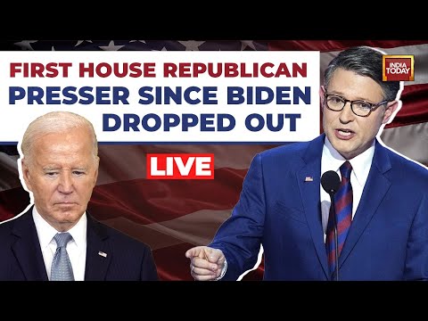 LIVE: House Republicans Hold First Presser After Biden's Exit From The 2024 Race | US Breaking News