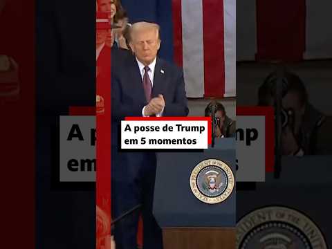 Trump: 5 momentos da posse