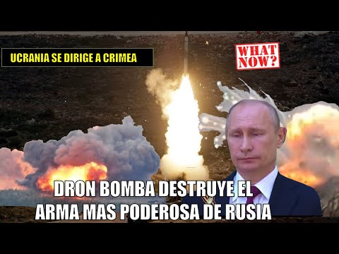Dron bomba destruye la arma MAS PODEROSA de Rusia Ucrania cerca de recuperar CRIMEA