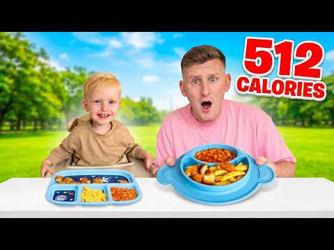 ONLY EATING MY 2 YEAR OLD SONS DIET FOR 24 HOURS!