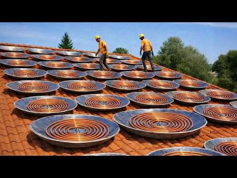 The crazy idea of ​​a 60-year-old plumber! Free energy source from cement/PVC pipes