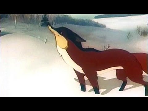 Кадр из мультфильма «Ворона и Лисица, Кукушка и Петух»