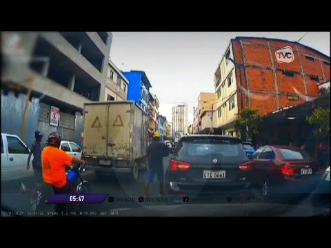Guayaquil: delincuentes hurtan pertenencias a conductores y transeúntes