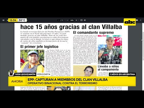 Familiares de Carmen Villalba caen durante operativo en Argentina