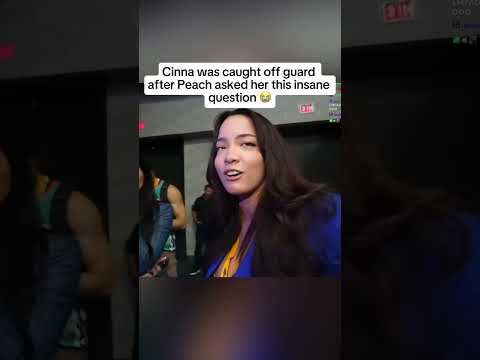 Cinna was caught off guard after Peach asked her this insane question