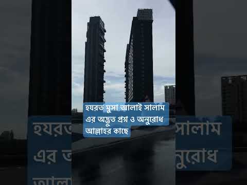 হযরত মুসা আলাই সালাম এর অদ্ভুত প্রশ্ন ও অনুরোধ আল্লাহর কাছে I Hazrat Musa question to Allah