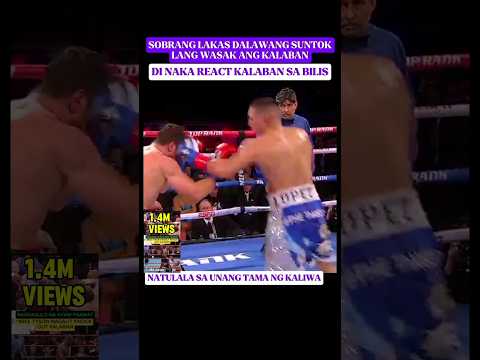 ANG LAKAS DALAWANG SUNTOK TAPOS ANG LABAN #youtubeshorts