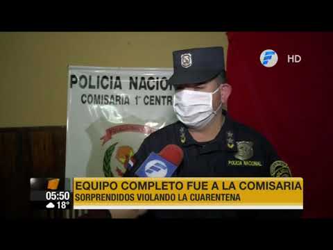 11 personas detenidas por violar cuarentena sanitaria en San Lorenzo