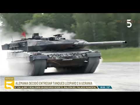 Alemania y EEUU enviarán tanques de guerra a Ucrania