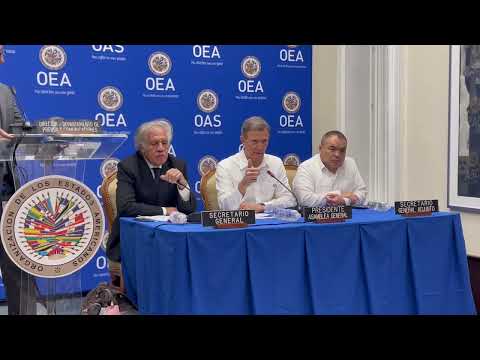 Almagro: OEA insta a Nicaragua al cese de violación de DDHH, reitera ilegitimidad de régimen