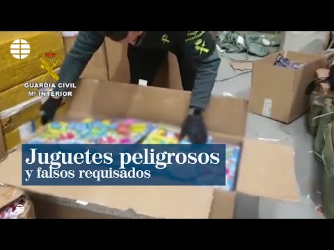 Requisados más de 145.000 juguetes falsificados o peligrosos de una nave de Pinto