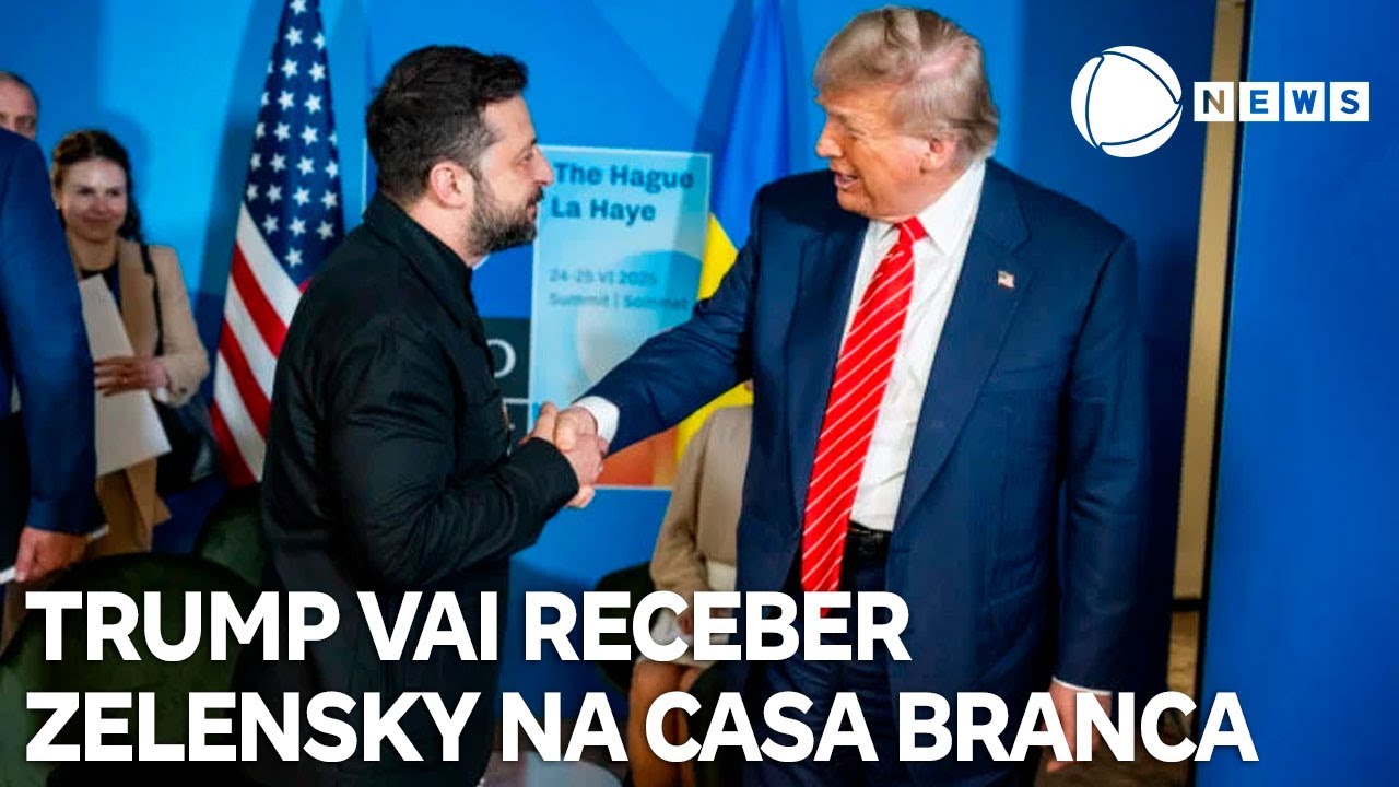 Trump recebe Zelensky e 7 líderes europeus na Casa Branca