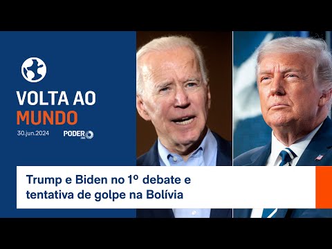 Volta ao Mundo: Trump e Biden no 1º debate e tentativa de golpe na Bolívia