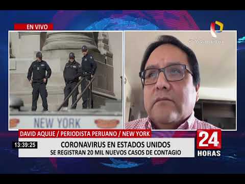 Peruano cuenta la crisis que afronta Nueva York por el coronavirus