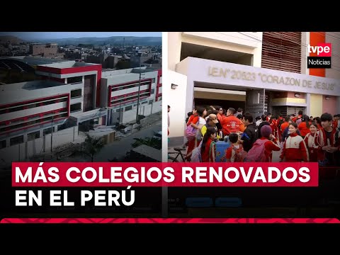 Modernizan colegio emblemático colegio de Supe con más de 100 años