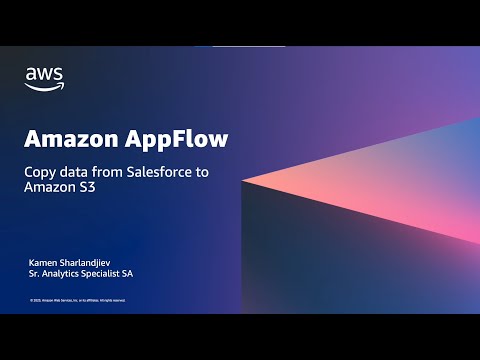 Copy data from Salesforce to Amazon S3 with AppFlow | Amazon Web Services