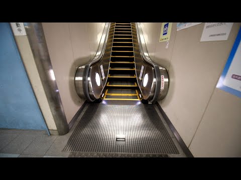 【東芝製】安東駅　昇りエスカレーター