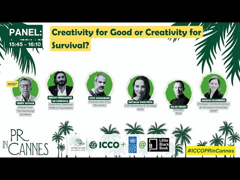 Creativity for Good or Creativity for Survival | ICCO x UNDP @ PR in Cannes