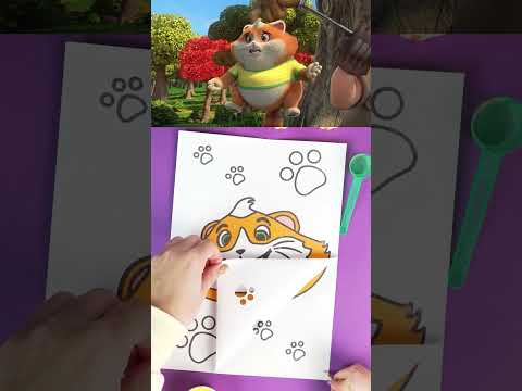 ¡Un toque artístico para nuestro Meatball! 🎨😻 #shorts | 44 Gatos