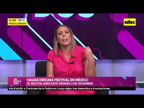 Haase dirigirá festival en México