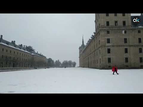 Así ha dejado ‘Filomena’ el Monasterio de El Escorial