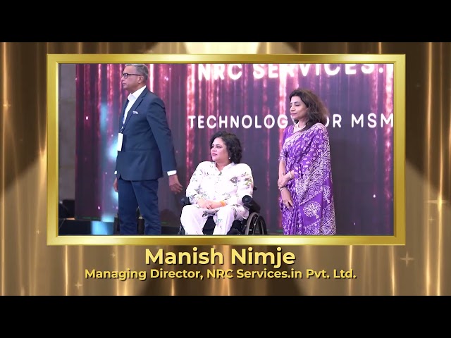 Congratulations to Manish Nimje, Managing Director of NRC Services.in Pvt. Ltd., for being honoured at the MSME Bharat Summit & Awards 2025!

Awarded for Technology for MSME Empowerment, your efforts in delivering cutting-edge digital solutions and IT services have significantly uplifted small businesses across India. Your work is empowering MSMEs to scale smarter, faster, and more efficiently in today’s tech-driven economy.

This recognition was proudly judged by our esteemed jury:
🌟 Ms. Sminu Jindal, MD, Jindal SAW Ltd & Chairperson, Svayam
🌟 Dr. (h.c.) CS Adv. Mamta Binani, India’s First Registered Insolvency Professional
🌟 Mr. Gaurav Choudhury, Co-founder & CEO, Earshot Digimedia Pvt. Ltd.

Your commitment to tech-driven inclusion for MSMEs is shaping the future of entrepreneurship.
👉 Stay tuned for more stories of transformation from the MSME Bharat Summit & Awards 2025!

#ManishNimje #NRCServices #MSMETechnology #DigitalEmpowerment #MSMEAwards #MSMEBharatSummit2025 #Tech