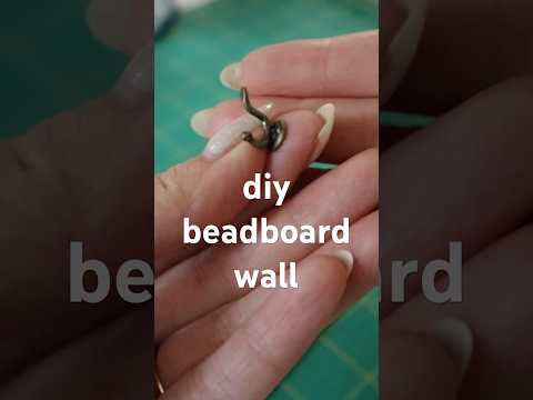 Did you know that coffee stir sticks make perfect beadboard walls? #dollhouse #dollhouseminiature