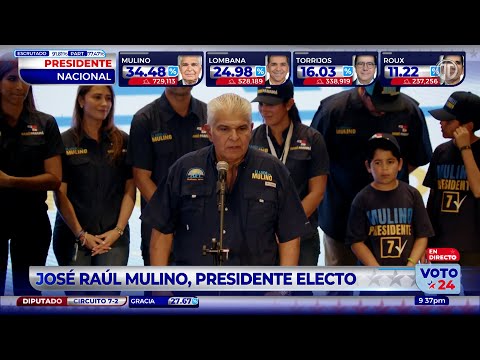 José Raúl Mulino, nuevo presidente electo de Panamá, buscará la unidad nacional