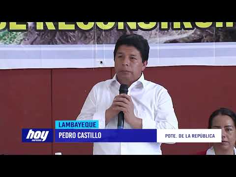 Lambayeque: Pedro Castillo participó de mesa de diálogo por presa La Calzada