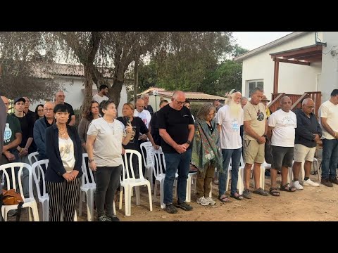 Residents of Kibbutz Kfar Aza mark two years since October 7 attack | AFP