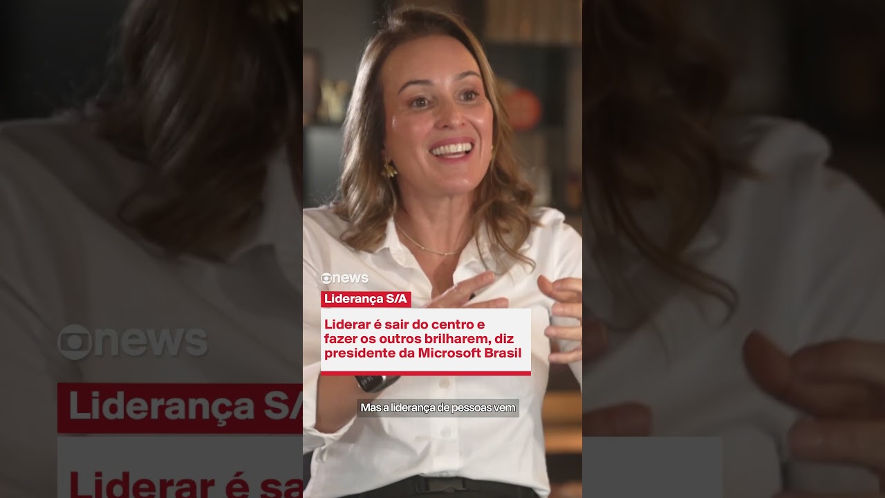 Liderar é sair do centro para fazer os outros brilharem defende presidente da Microsoft Brasil TV Online Liderar é sair do centro para fazer os outros brilharem defende presidente da Microsoft Brasil